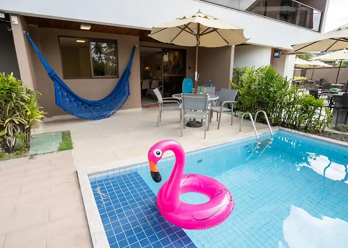 Flat em Porto de Galinhas com Piscina Exclusiva
